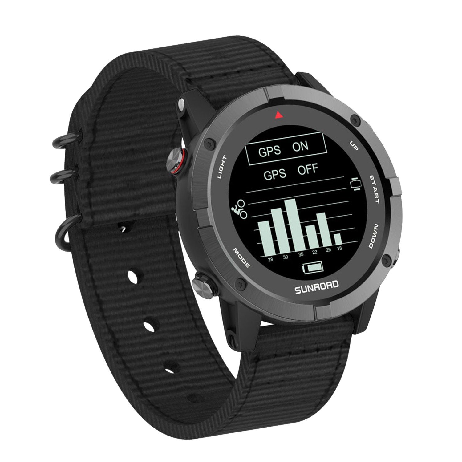 GPS Sports Watch Fitness Tracker Wrist Watch With Heart Rate Monitor 100M W GFFQ