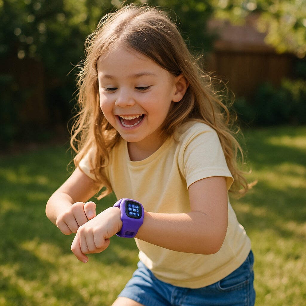 Kids Smart Watch Purple Games Camera Music HD