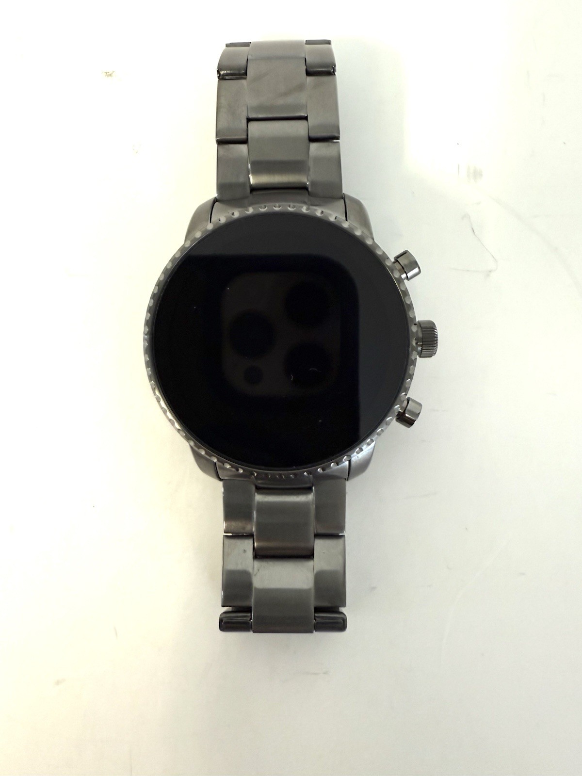 Fossil – Gen 4 Explorist HR Smartwatch Gunmetal Gray Stainless Steel – FTW4012