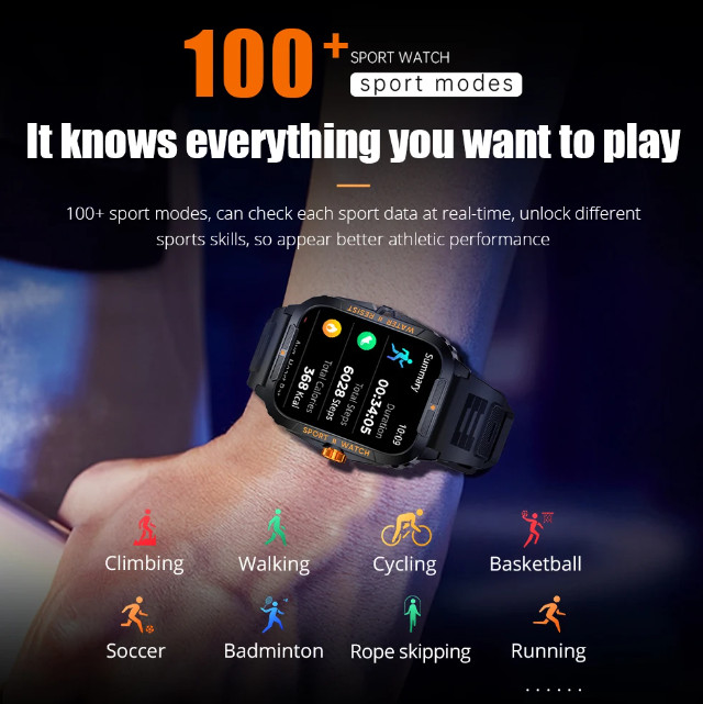 Colmi P76 – The Ultimate Outdoor Smartwatch: 1.96″ Waterproof, Fitness & Sports!