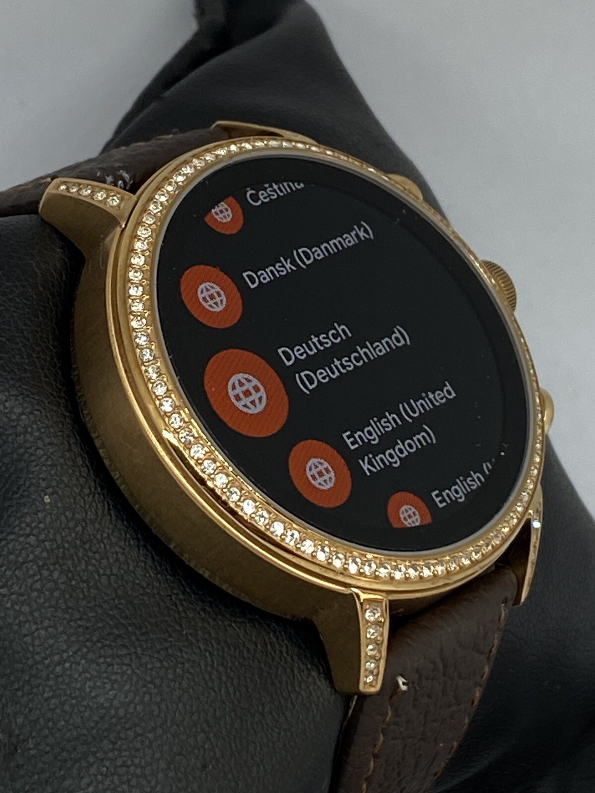 Fossil Gen 4 Authentic Digital Dial Smart Watch Custom Band FTW6011 CR149