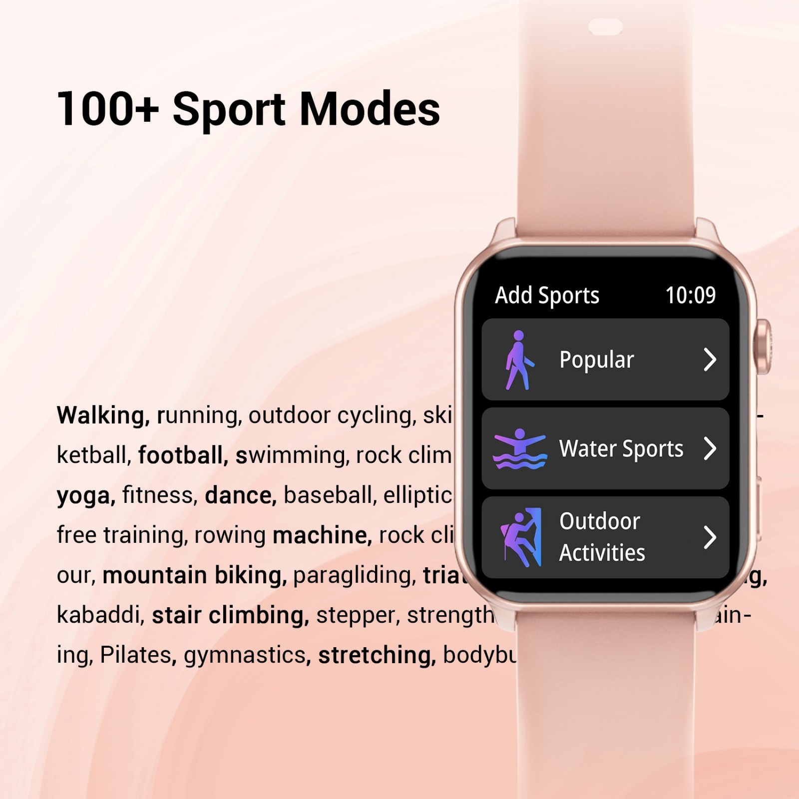 Ladys Smart Watch Women Fitness Tracker Blood Pressure Heart Rate Sport Watches