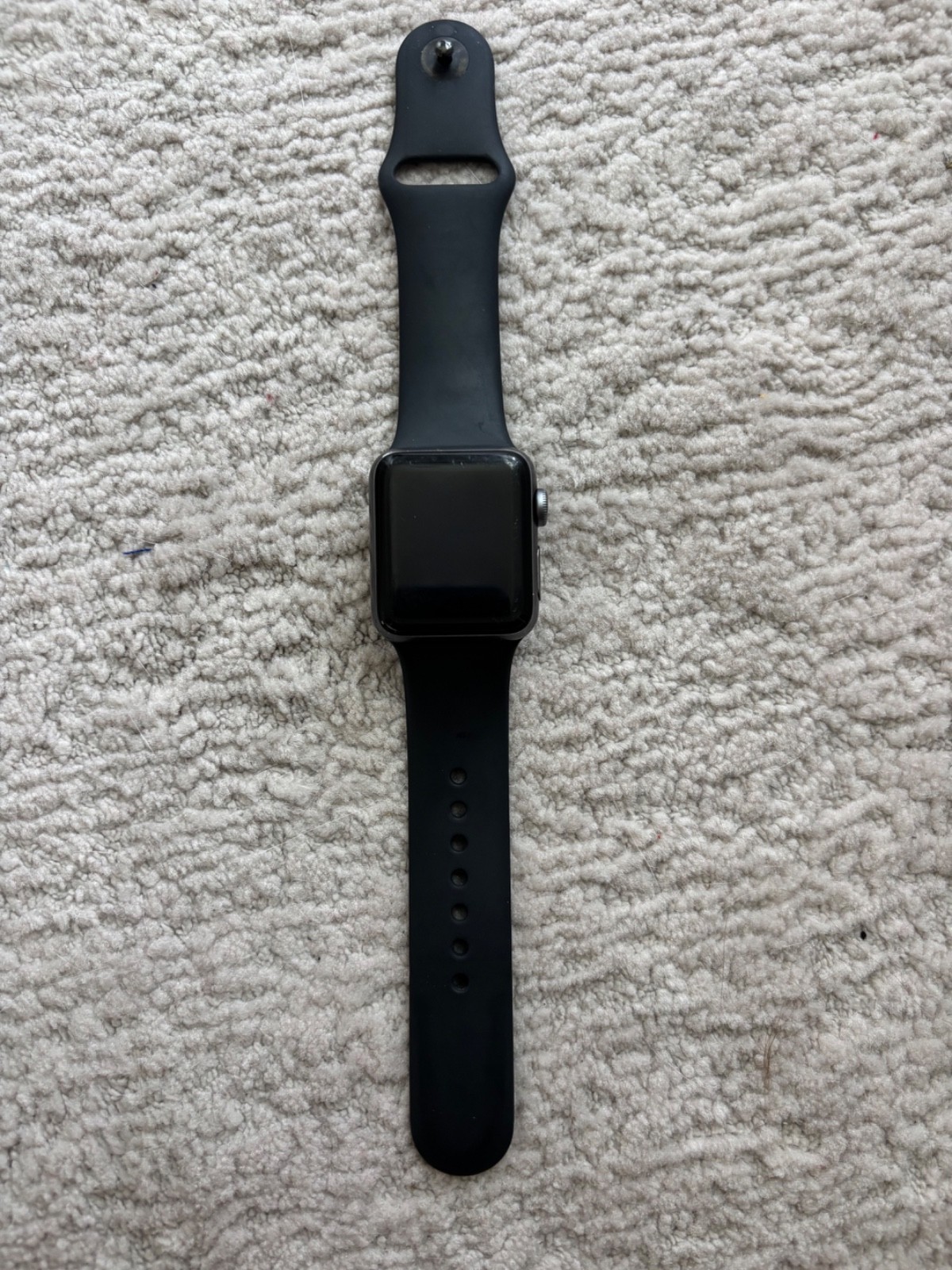 Apple Watch Series 2 38mm Aluminum Case Black Sport Band – (MP0D2LL/A)