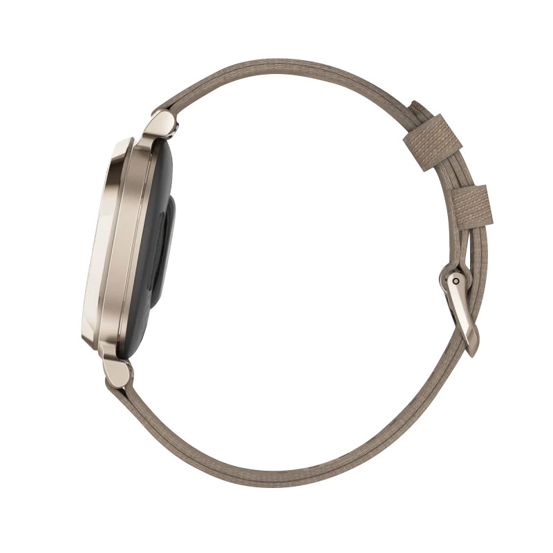 Garmin Lily 2 Classic, Cream Gold with Coffee Nylon Band (010-02839-14) *