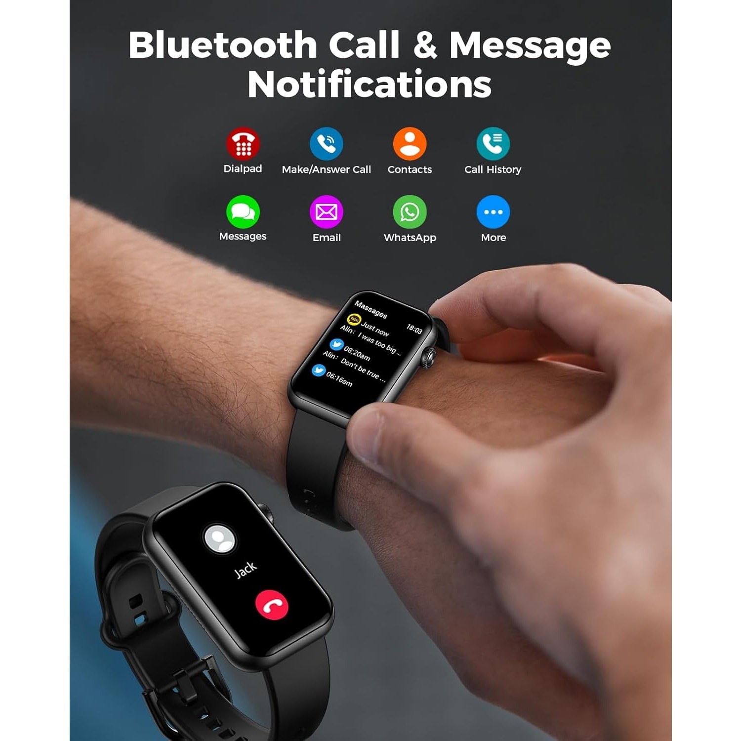 EGQNIR Smart Watch Fitness Tracker