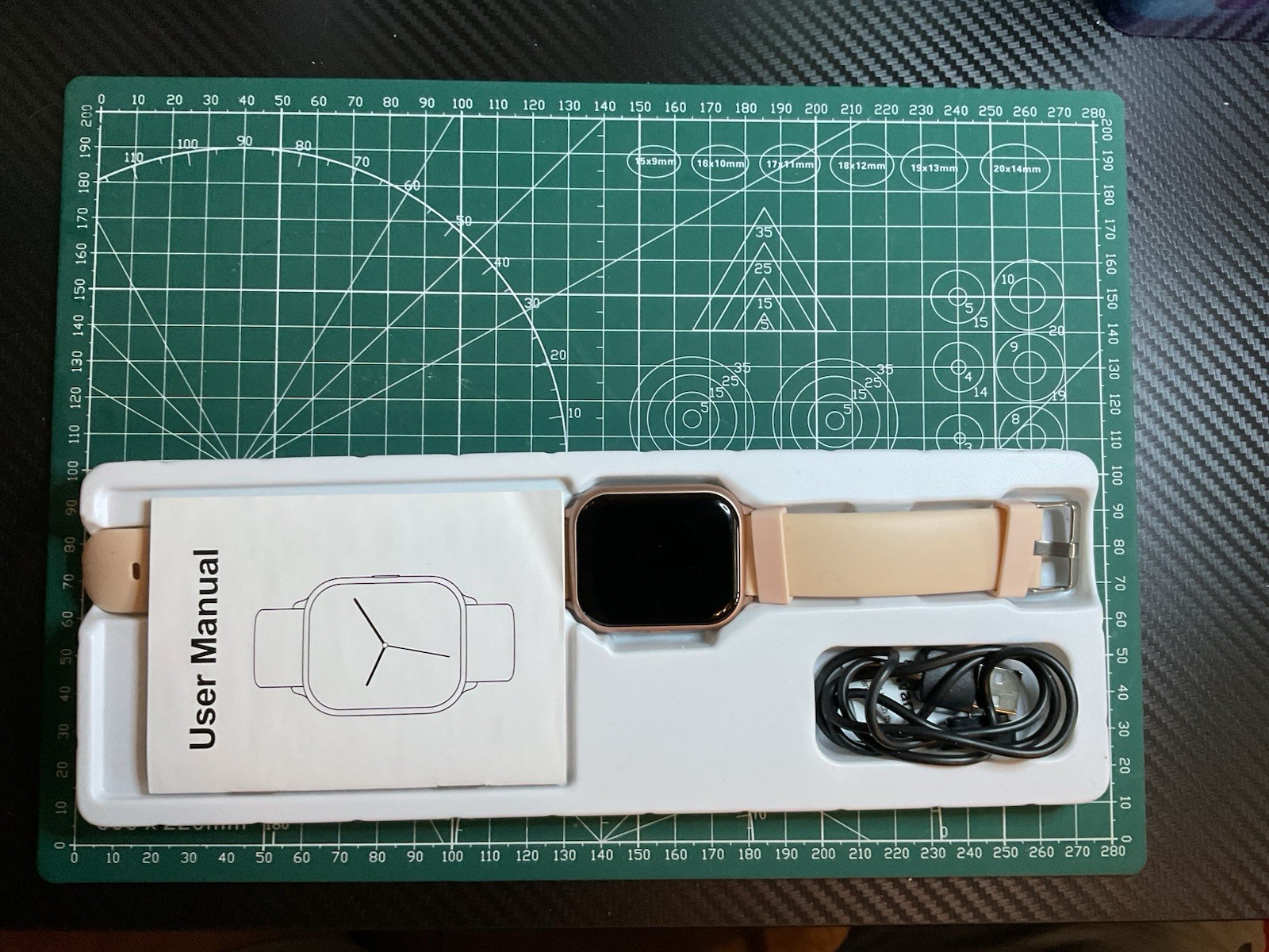 Pink Generic Brand Smart Watch