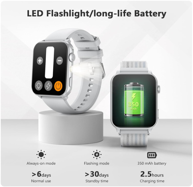 Reloj Inteligente Para iPhone Android De Smart Watch Pantalla Táctil Nuevo