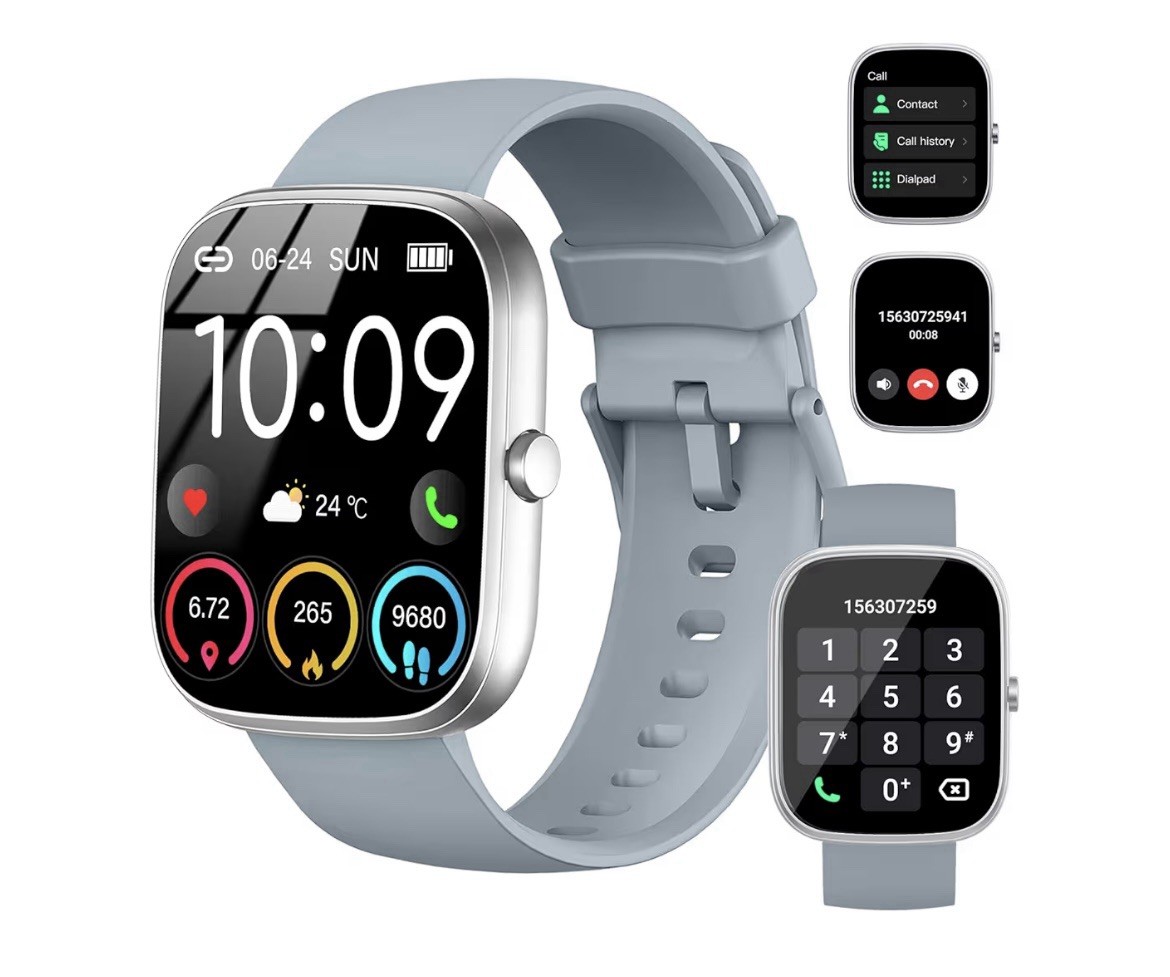 Smart Watch for Women Men(Answer/Make Calls), 1.91″ HD Smartwatch, Fitness Tr…