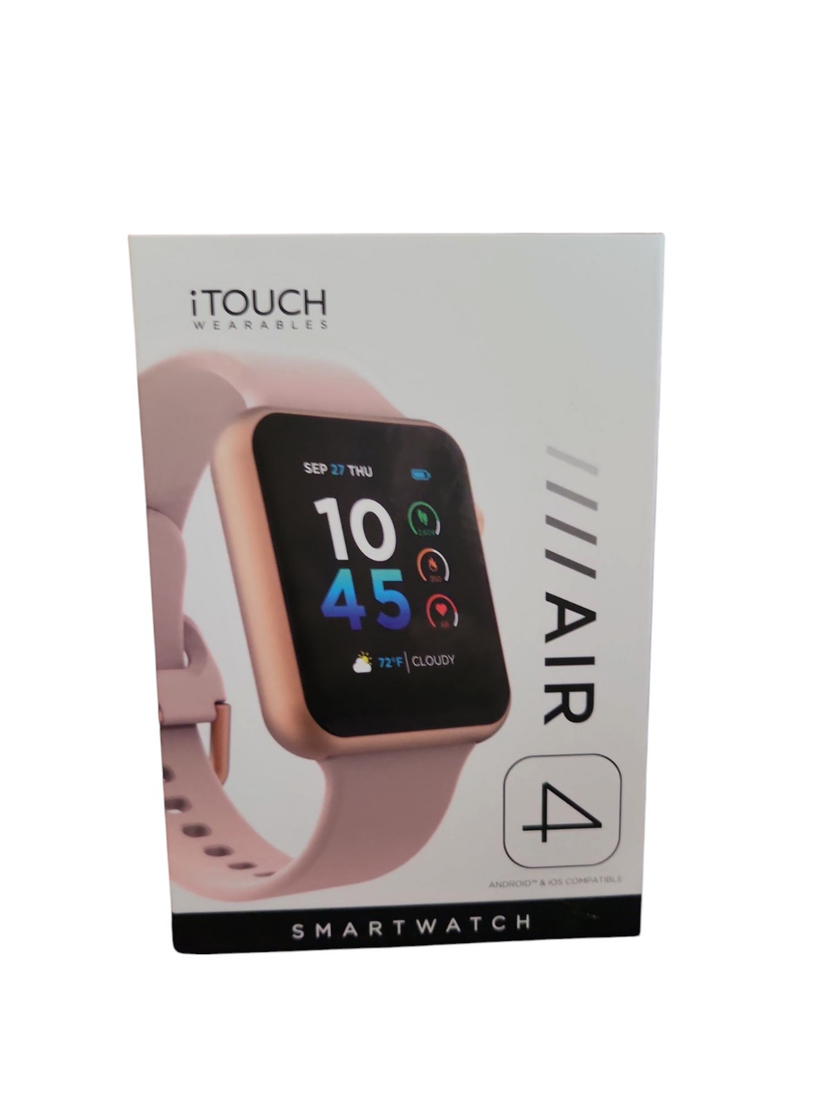 Brand New iTouch Air 4 Smartwatch TA4M01-C12 Rose Gold Case w/ Blush Strap