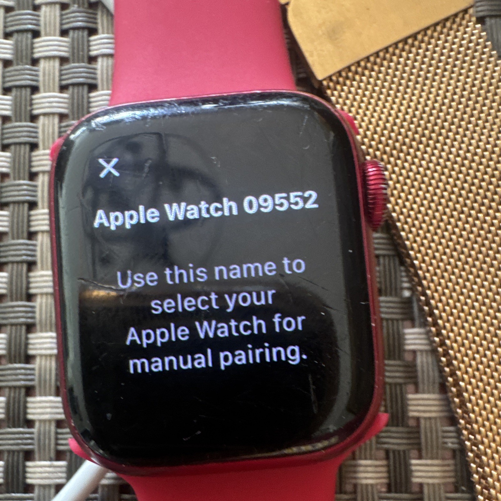 Apple Watch Series 7 41mm Red Aluminum Case GPS Cellular, Unlocked