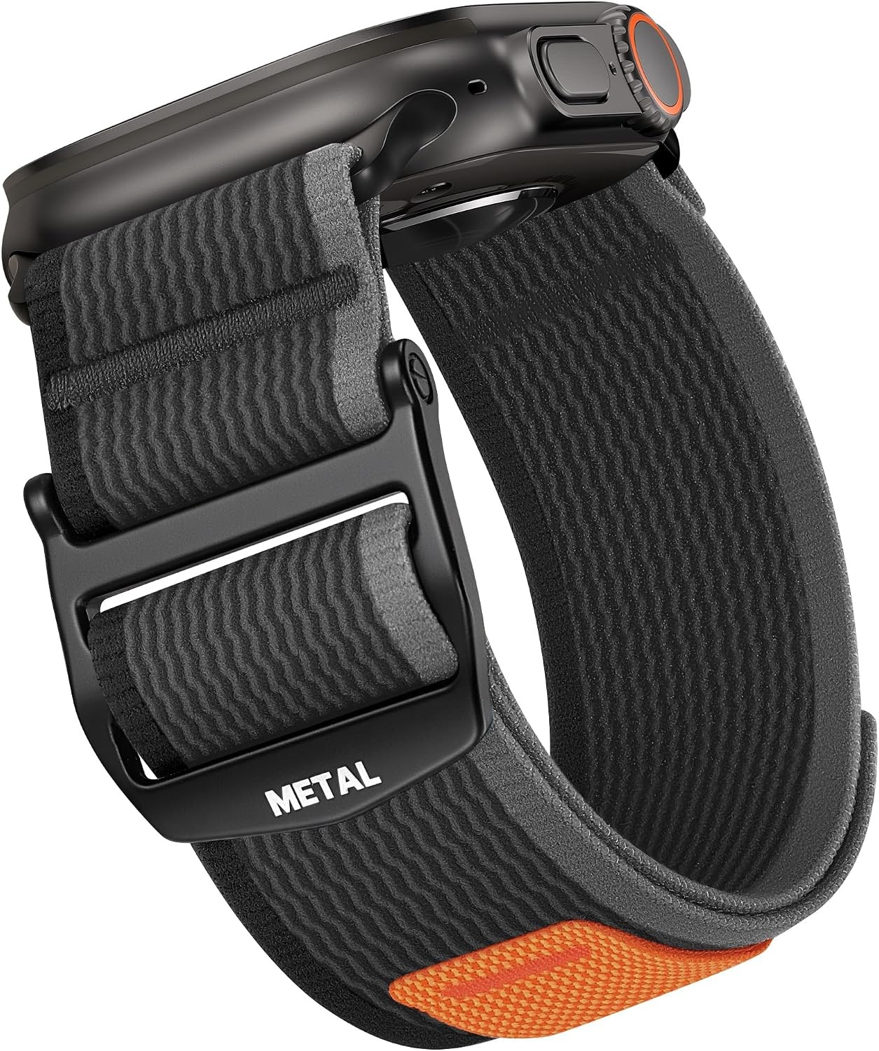 Nylon Strap Compatible with Apple Watch Ultra 49mm, Soft Woven Sport Band