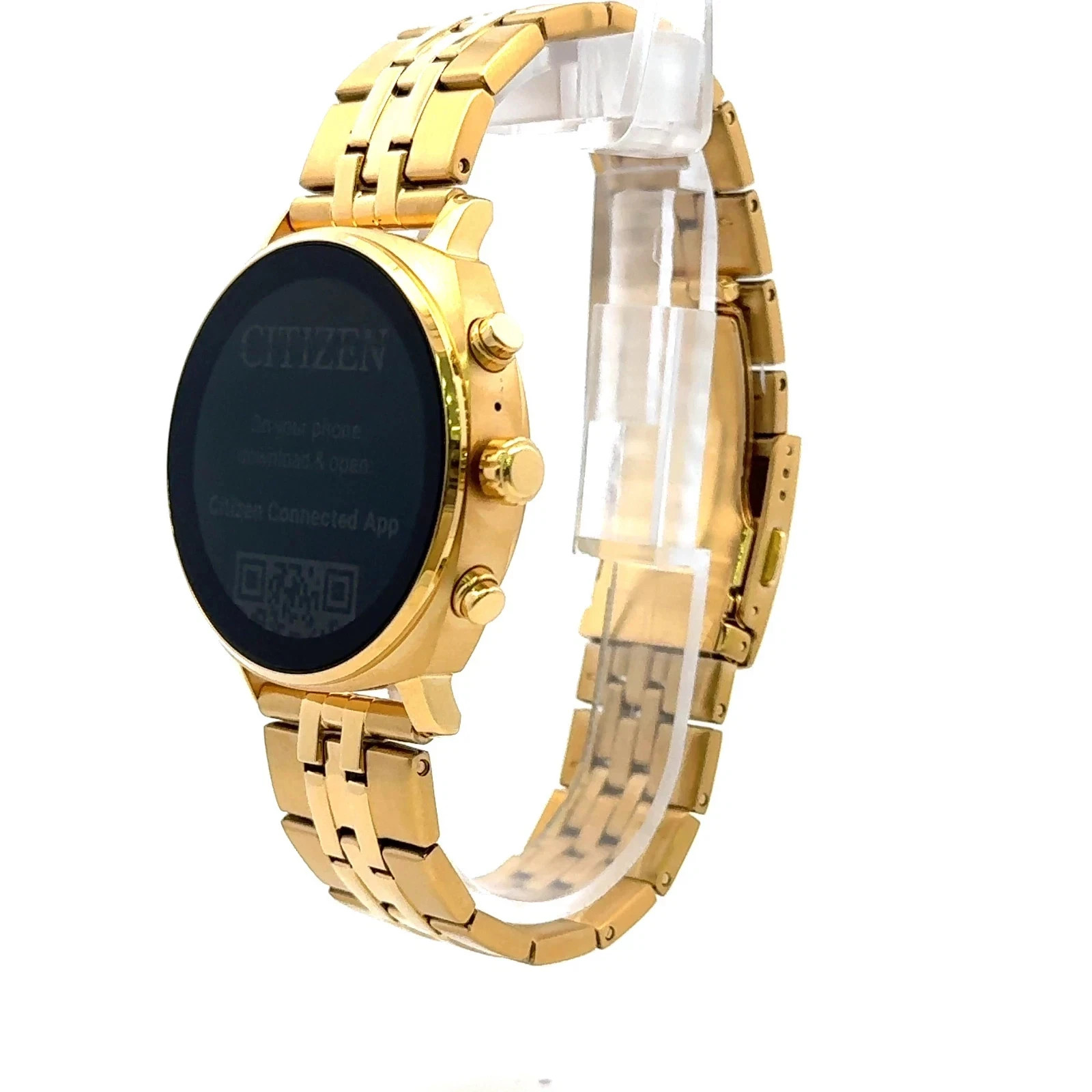 Citizen CZ Smart Touchscreen Gold Stainless Steel Smart Watch 41MM MX1002-57X