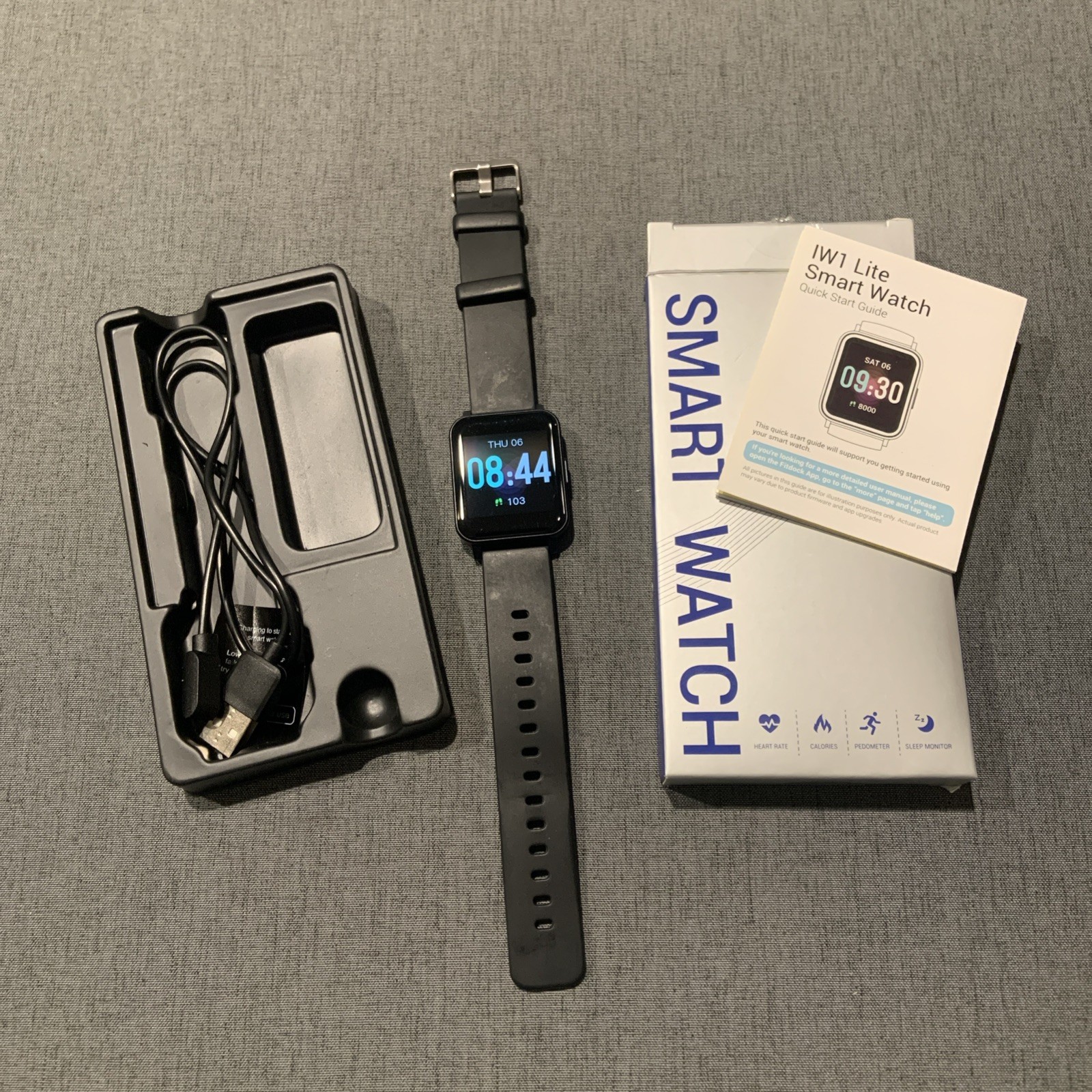 Daviko Smart watch Simple step count iOS/Android with or without app used