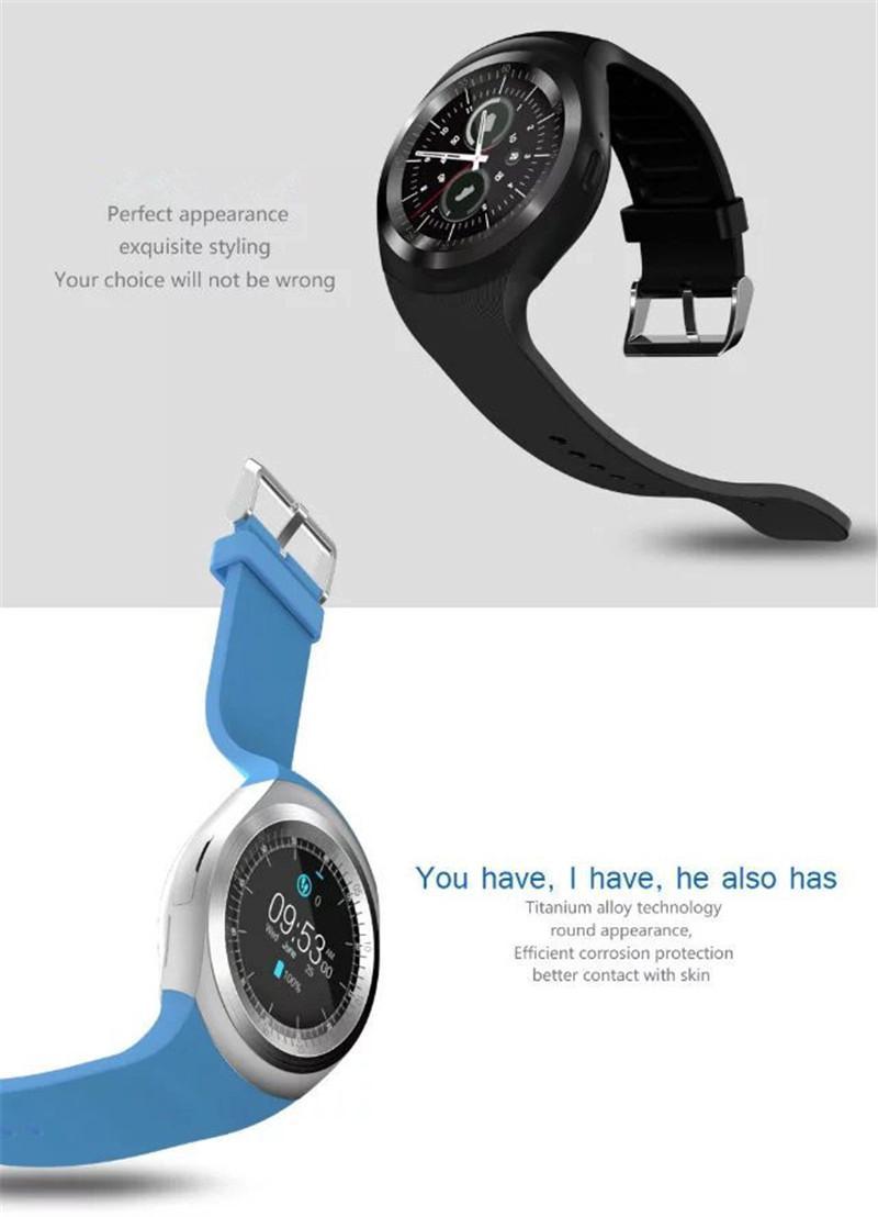 EPIC TIME- Bluetooth Smart Watch-Phone Mate-Round Touch Screen-SIM -Android OCUS