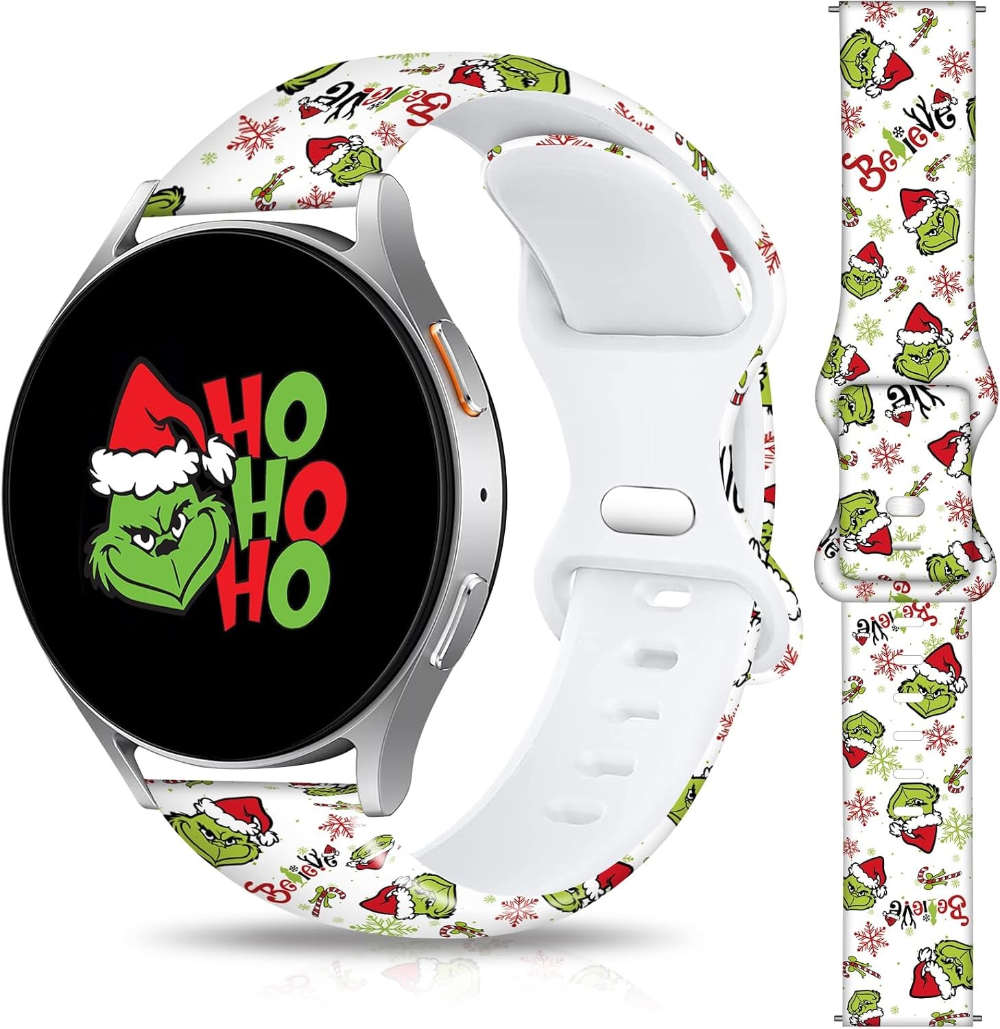 Case For Samsung Galaxy Watch 40mm 41mm 42mm 44mm 45mm 46mm Silicone Strap