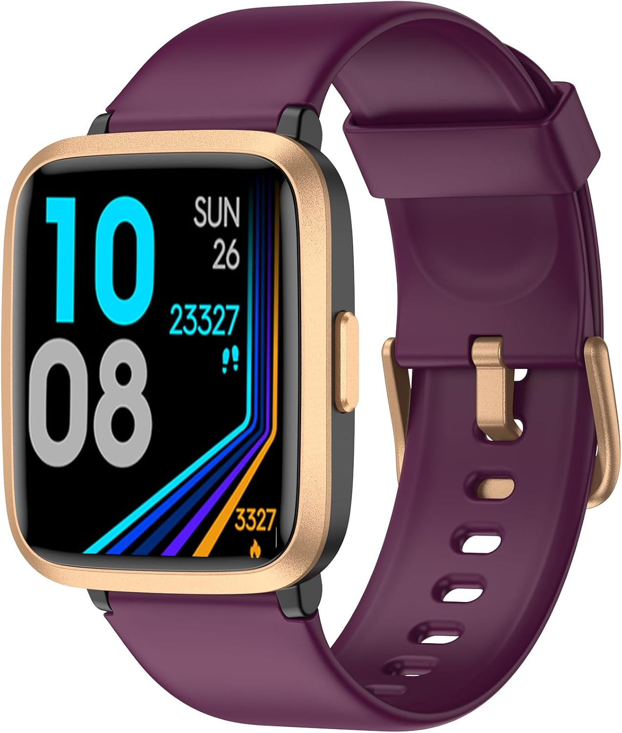 Fitness Activity Tracker Watch as Fitbit Heart Rate Monitor Pedometer for Women