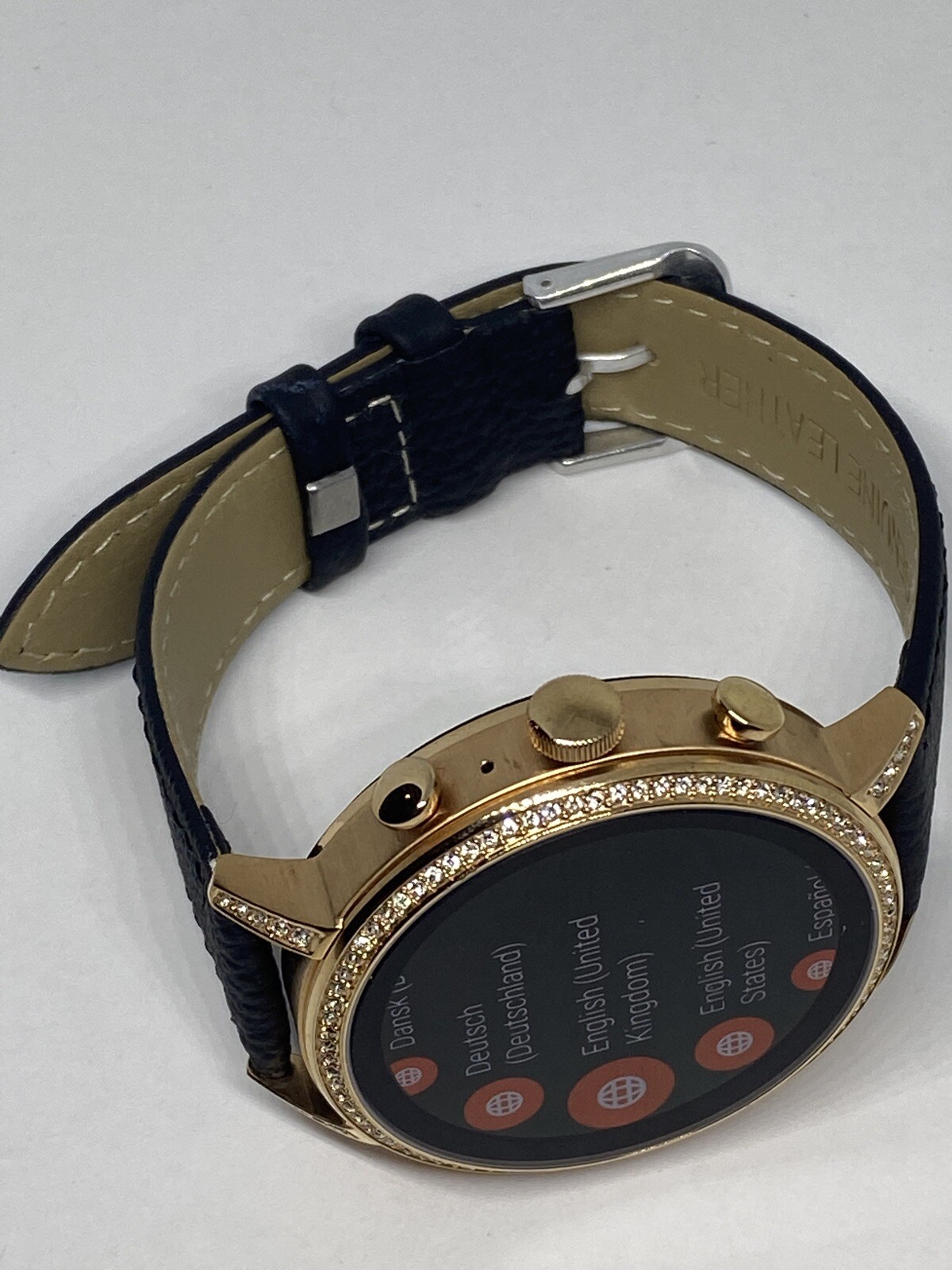 Fossil Gen 4 Authentic Digital Dial Smart Watch Custom Band FTW6015 AB572
