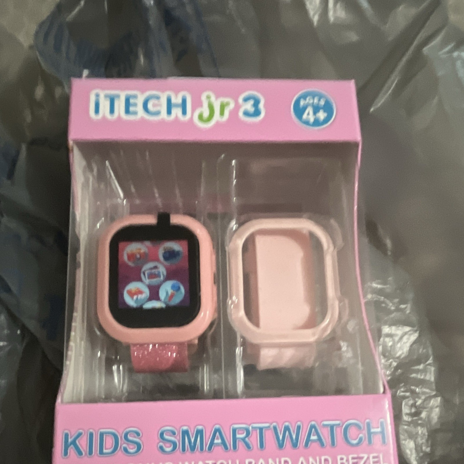 iTECH Jr 3 Kids Smartwatch Touchscreen Voice Recorder Alarm Stopwatch Pink