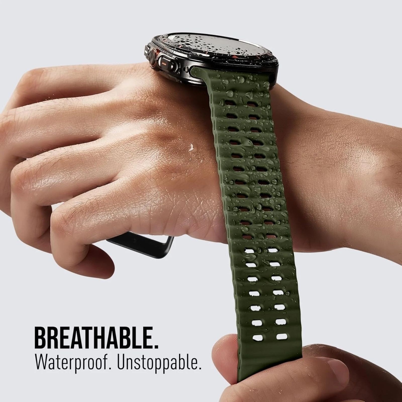 [6-Pack] Breathable Ocean Silicone Bands For Samsung Galaxy Watch 7 Ultra 47mm