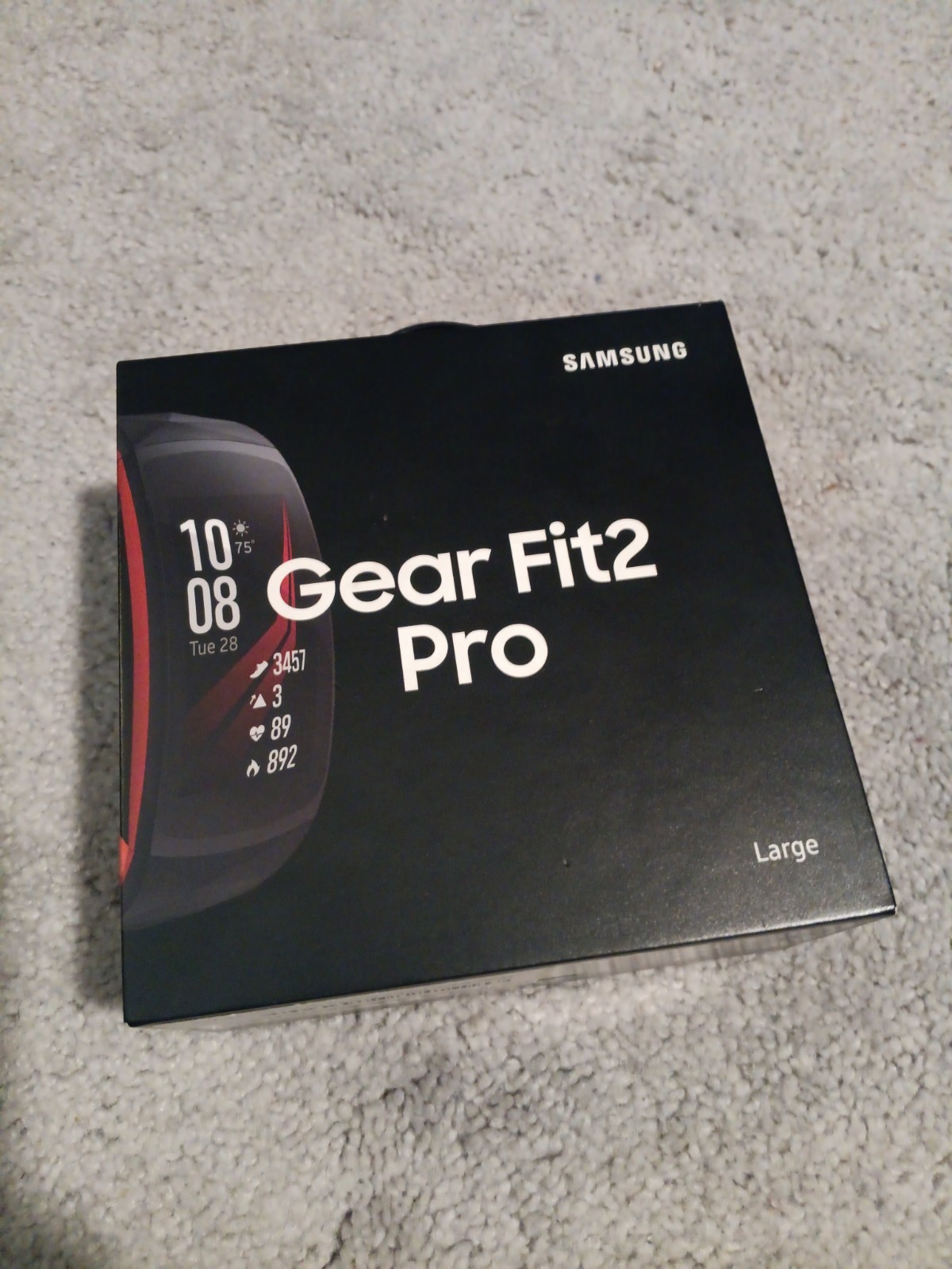 Samsung Gear Fit2 Pro SM-R365 Fitness Smartwatch – Black