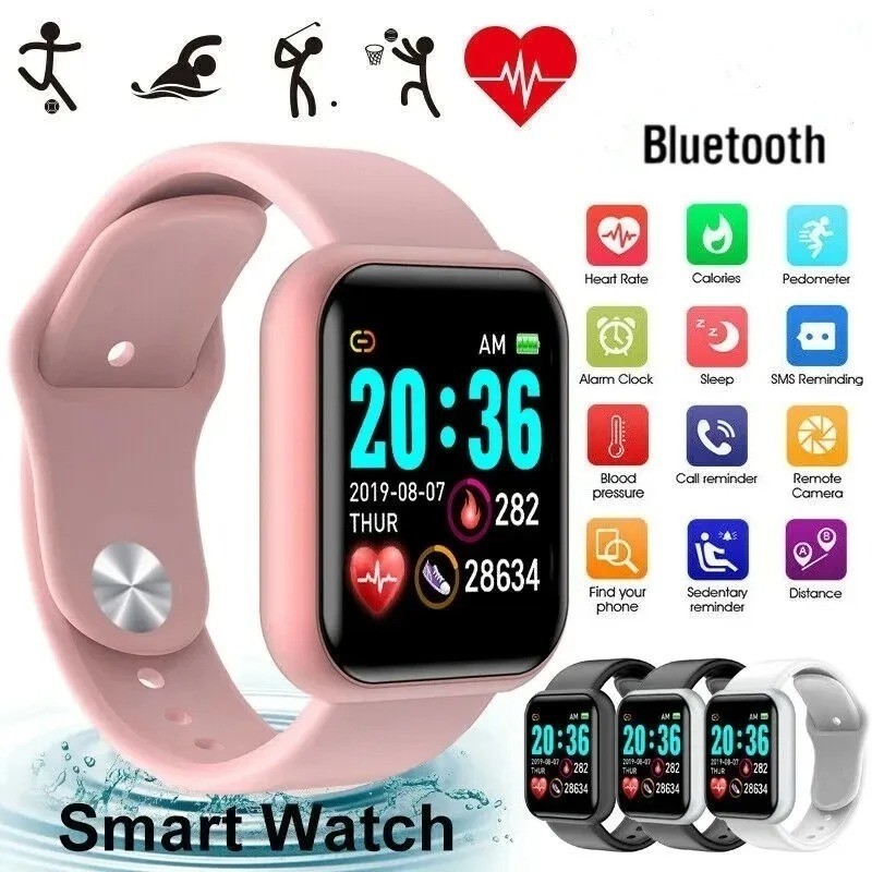 Smartwatch for men and women, Bluetooth, connected phone, player, music, fitness