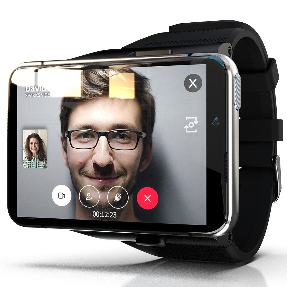 4G WIFI Smartwatch Android 9.0 Unlocked Watch Touch Screen Bluetooth Wristwatch