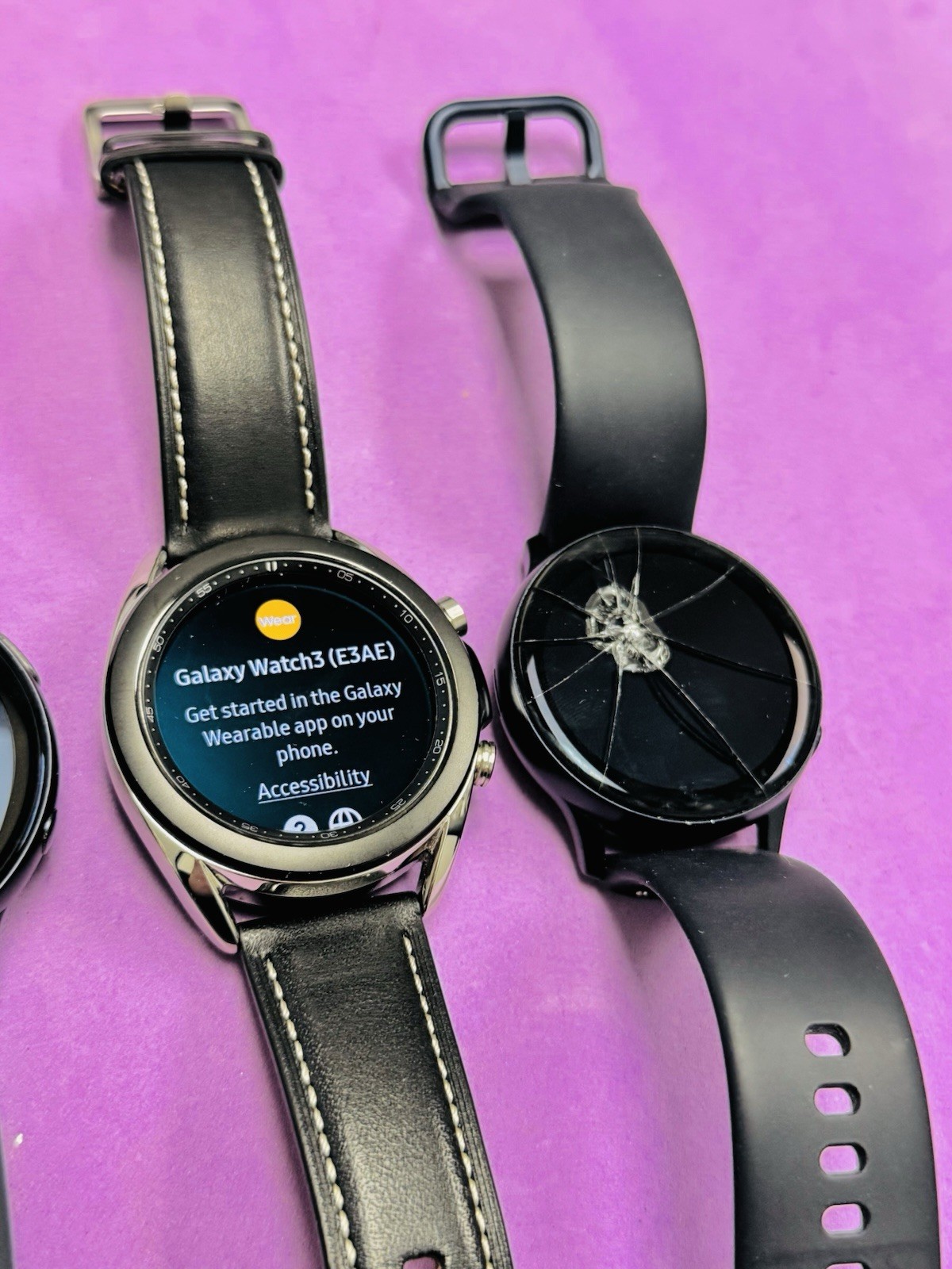 (4x AS-IS) Samsung Galaxy Watch Active 2 3 Smartwatch SM-R820 SM-R830 SM-R850