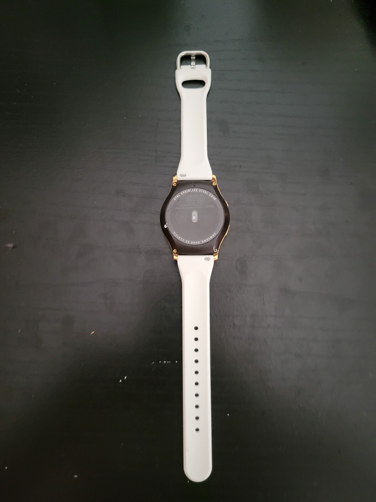 Samsung Galaxy Gear S2 classic 40mm Rose Gold Plated Case Ivory Classic Buckle