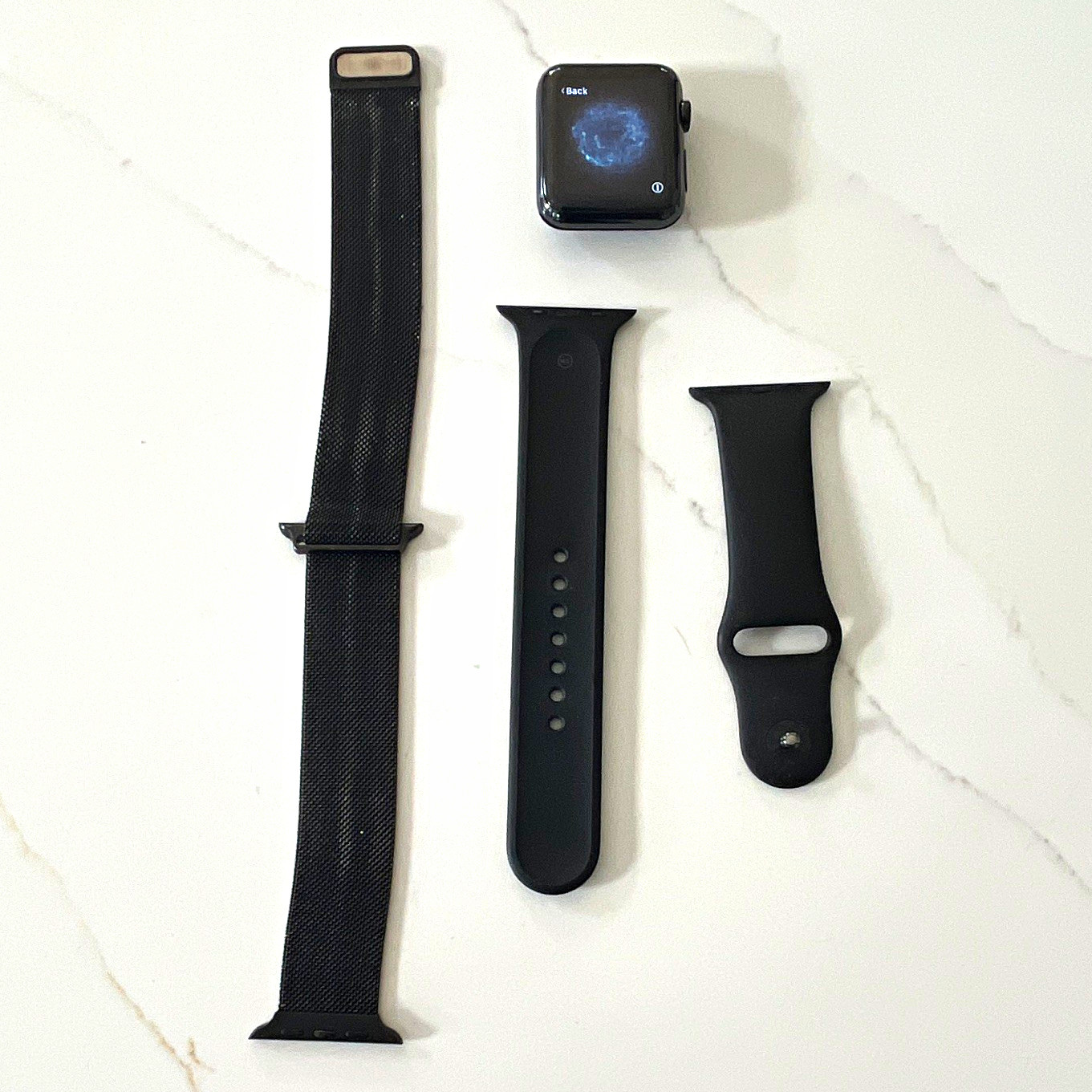 Apple Watch Stainless Steel 42MM (1st gen) & 2 Bands