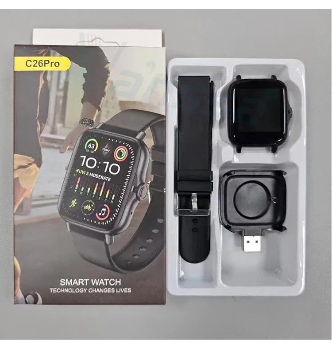 C26 PRO Smart Watch – Bluetooth – 1.44″ Touchscreen + FREE Gift!