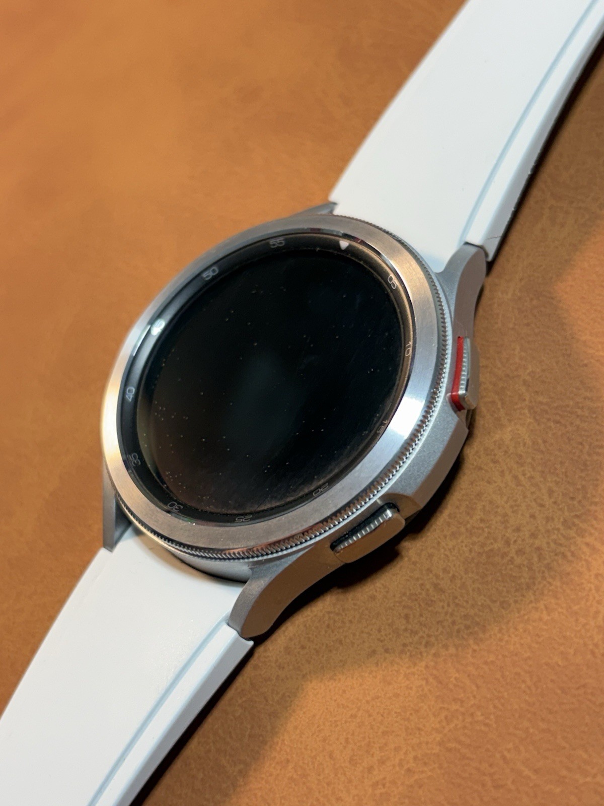 Samsung Galaxy Am-R890 Mil-Std-810G GPS 46mm Silver Stainless,Untested *Read*