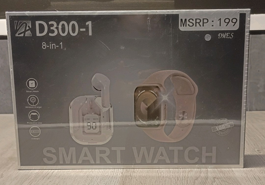 8-in-1 Smart Watch Ear Buds & *8 Wrist Straps* *brand New In Box* $199+ retail