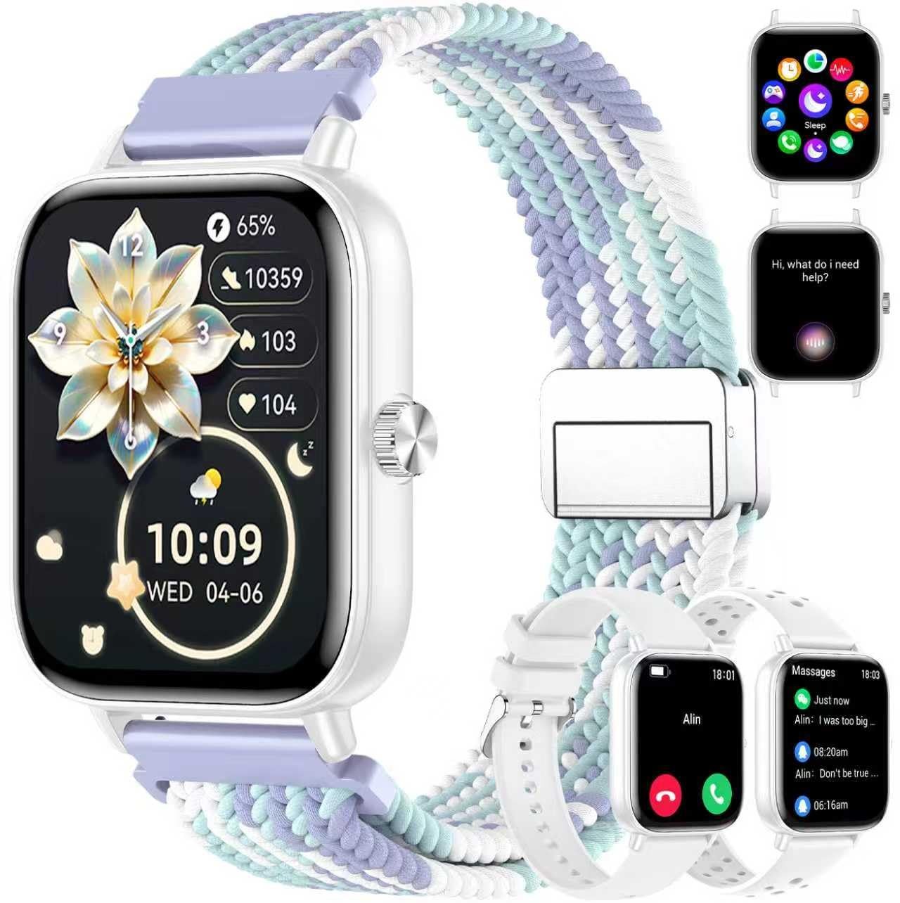 for Women Men, 1.83” HD Touchscreen with Bluetooth /Make Calls, Fitness Trac…
