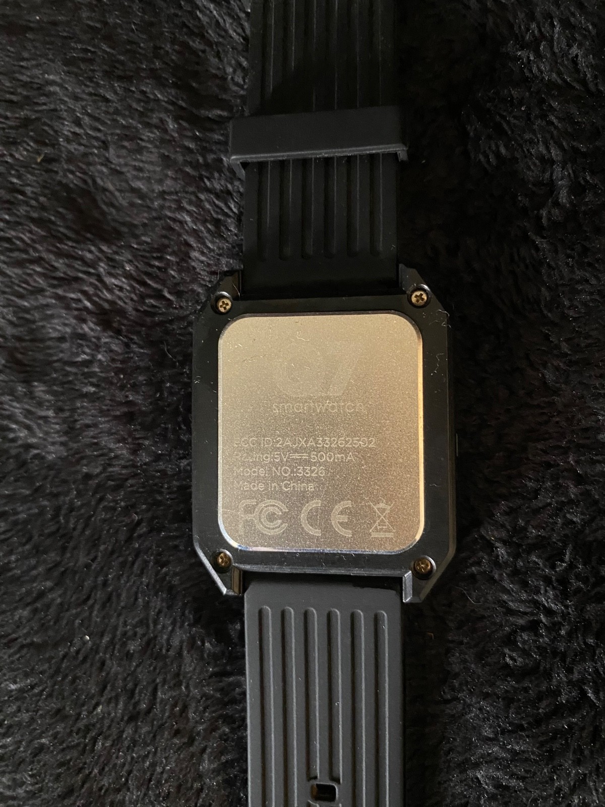 Q7 Smart Watch iOS And Android Compatible Black Model 3326