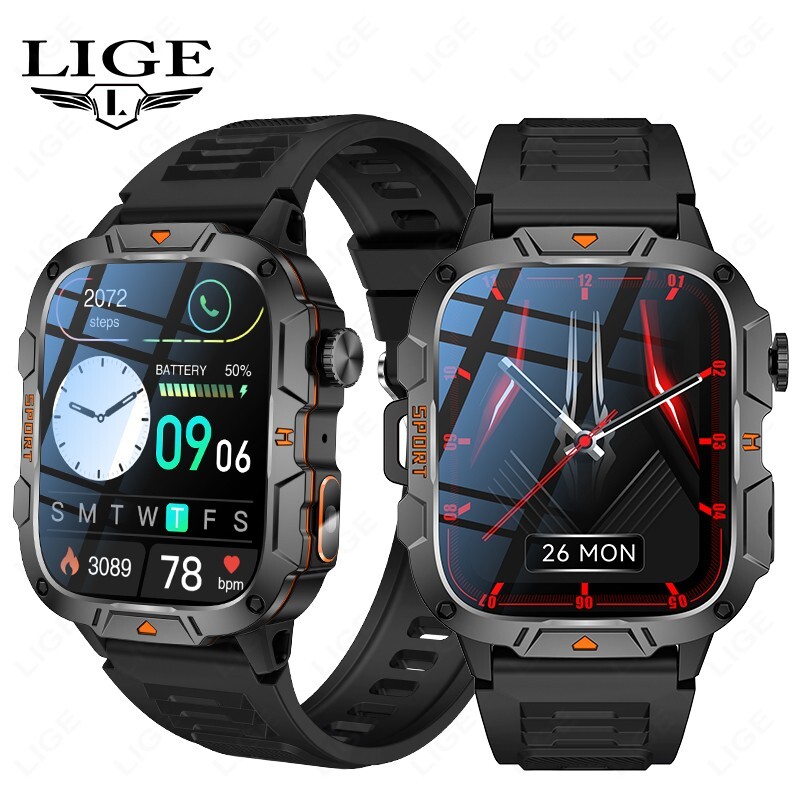 2025 Smart Watch Men/Women Waterproof Smartwatch Bluetooth For iPhone Samsung