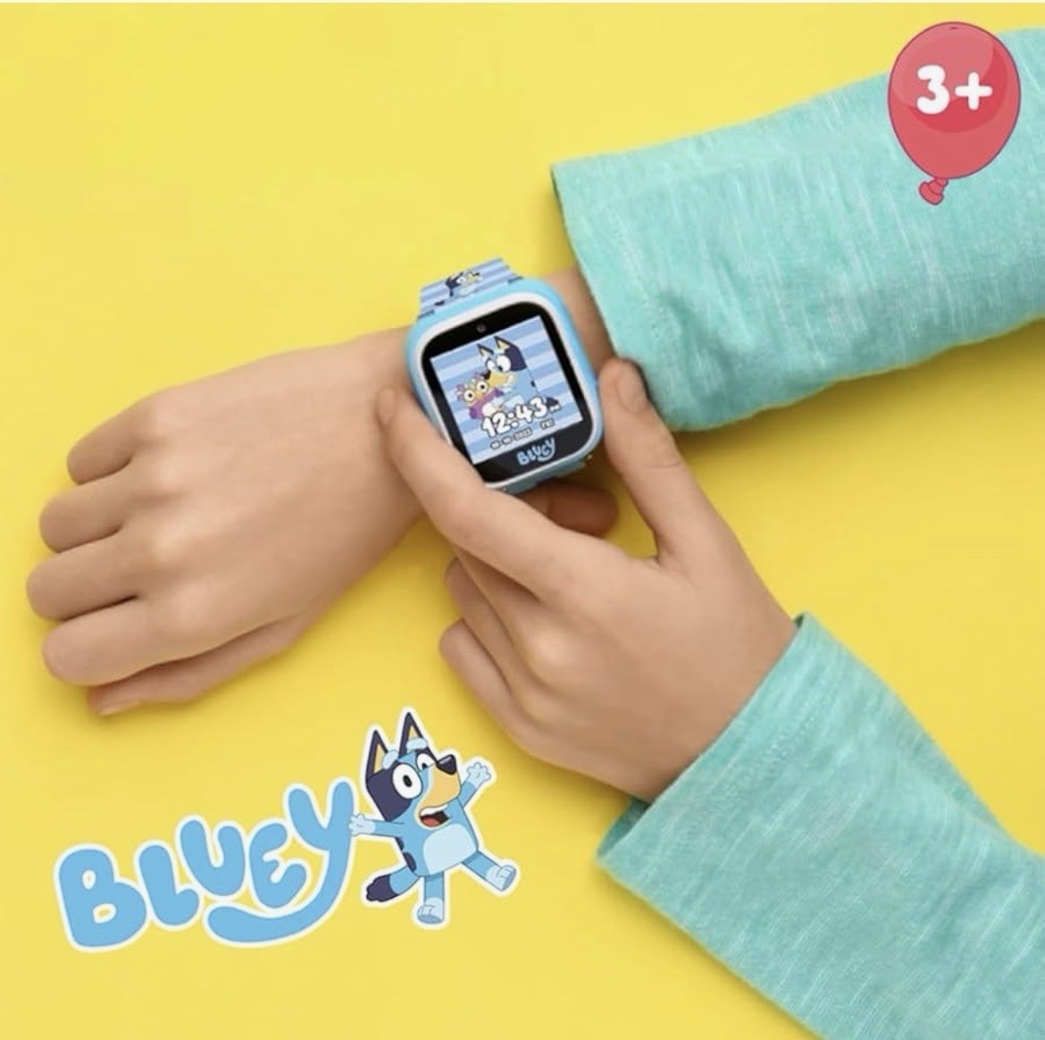 Bluey Touchscreen Kids’ Smart Watch w/ Silicone Strap Multifunction & 6 Games