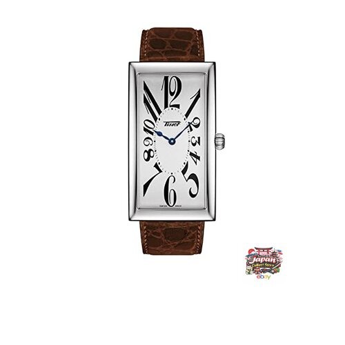 Tissot Heritage Banana Watch Unisex Silver Dial Leather Strap T1175091603200