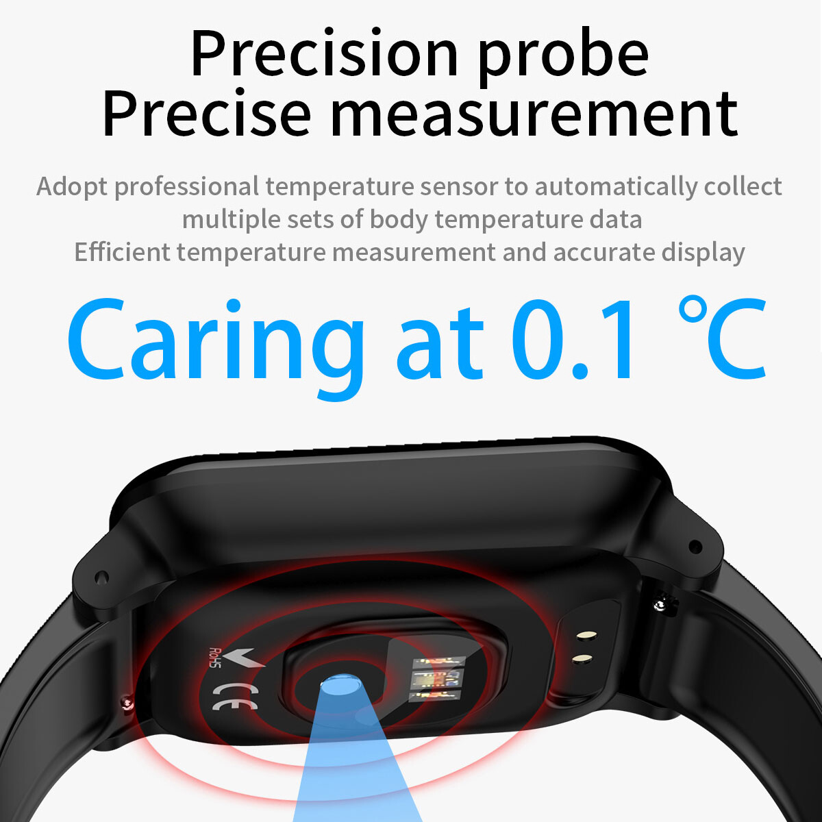 Smart Watch Touch Screen Activity Fitness Tracker Multi Sports Modes Waterproof