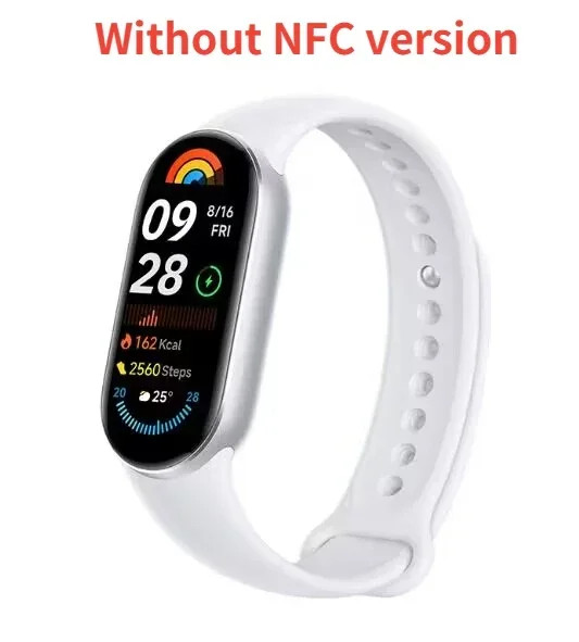 Xiaomi Band 9 NFC, 1.62″ AMOLED, 21-Day Battery, 150+ Sport Modes