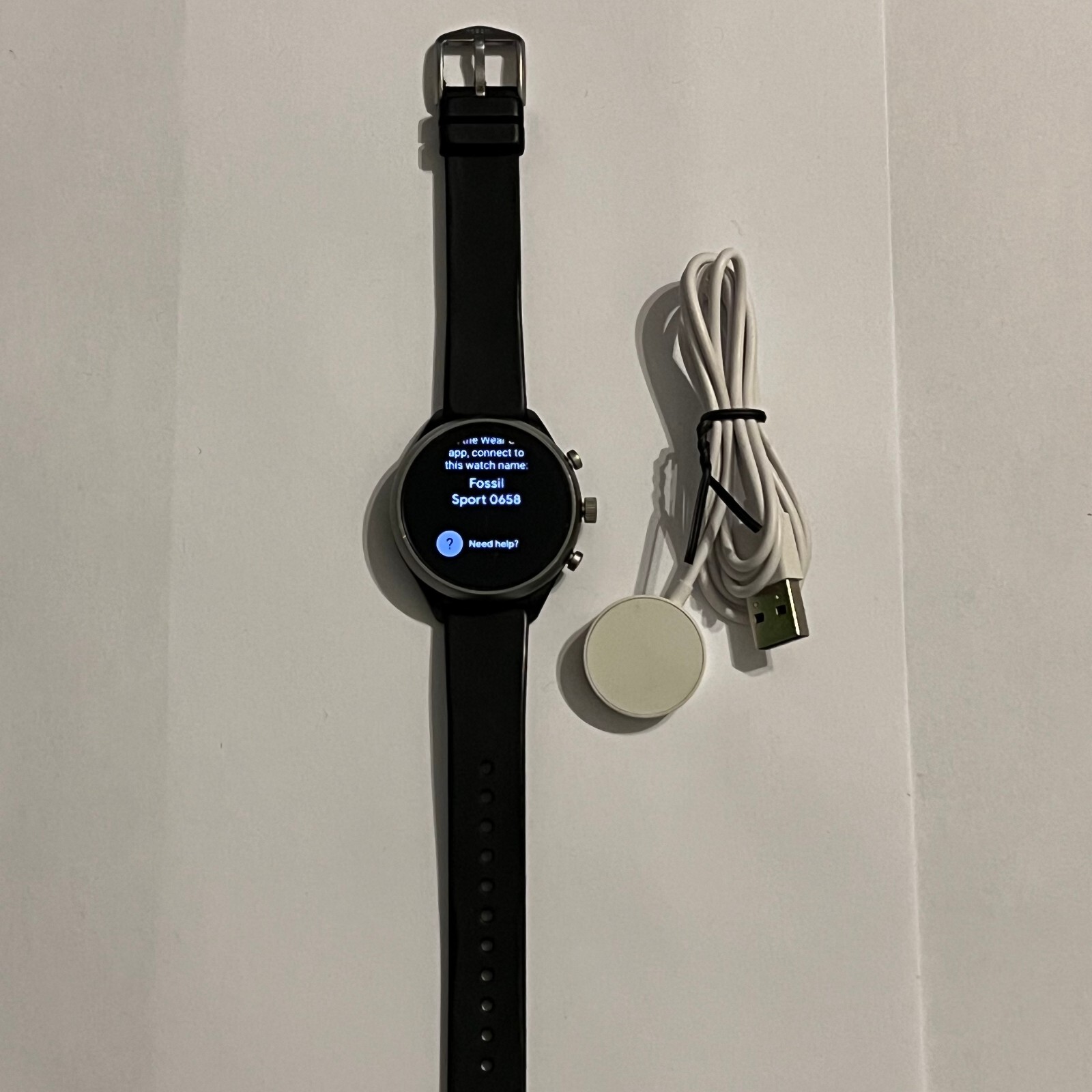 Fossil Q Gen 4 Sport – 41mm Smart Watch Black DW9F1 FTW6024