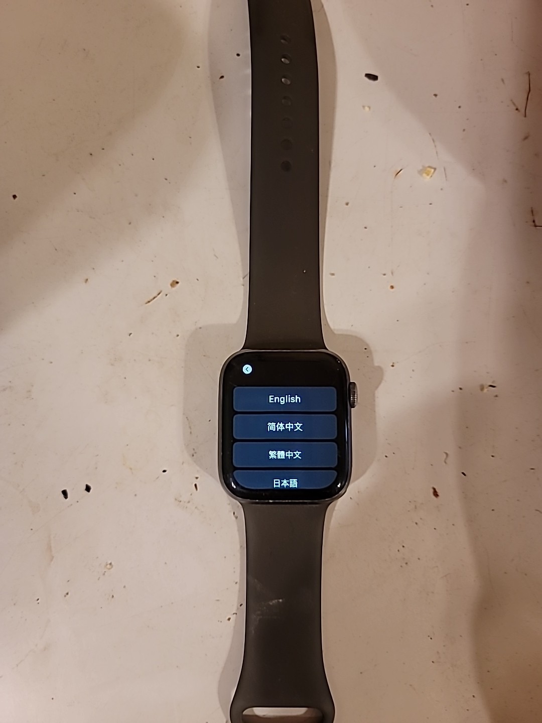Apple Watch SE (2022) 44mm Midnight Aluminum Case with Sport Band, M/L (GPS)…