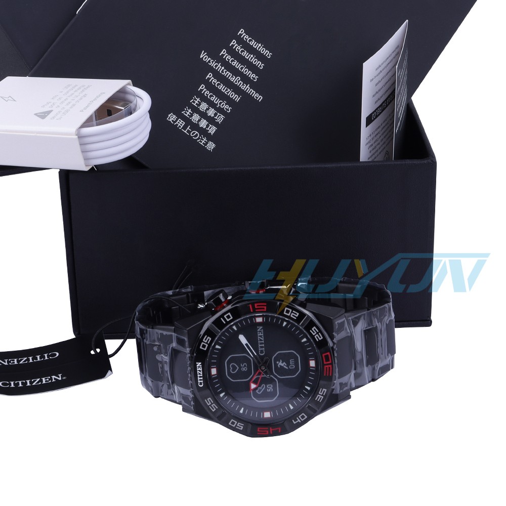 New Citizen CZ Smart PQ2 Hybrid Smartwatch HR, Activity Tracker JX2005-55E
