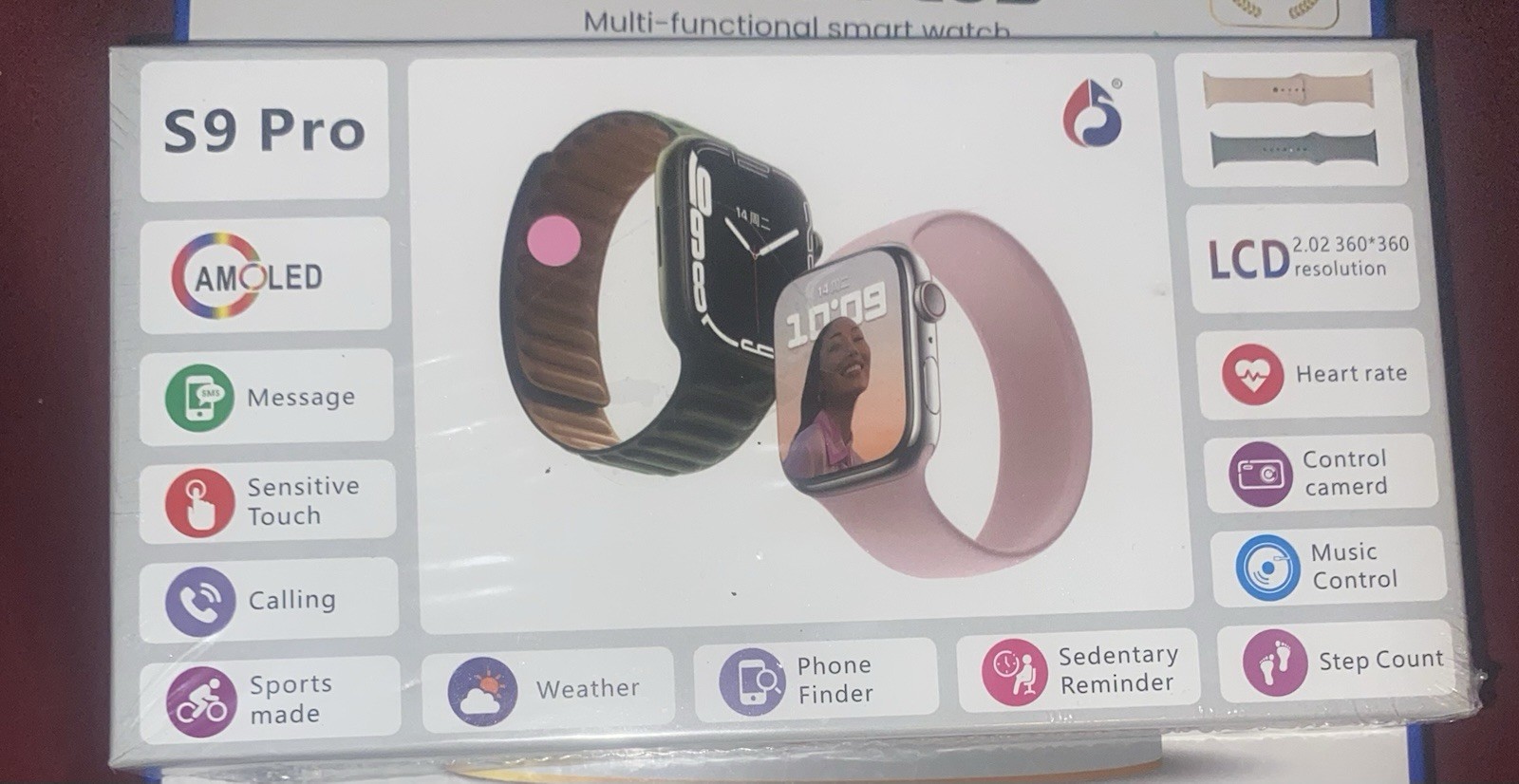 S9 Pro Smartwatch with Extra Strap
