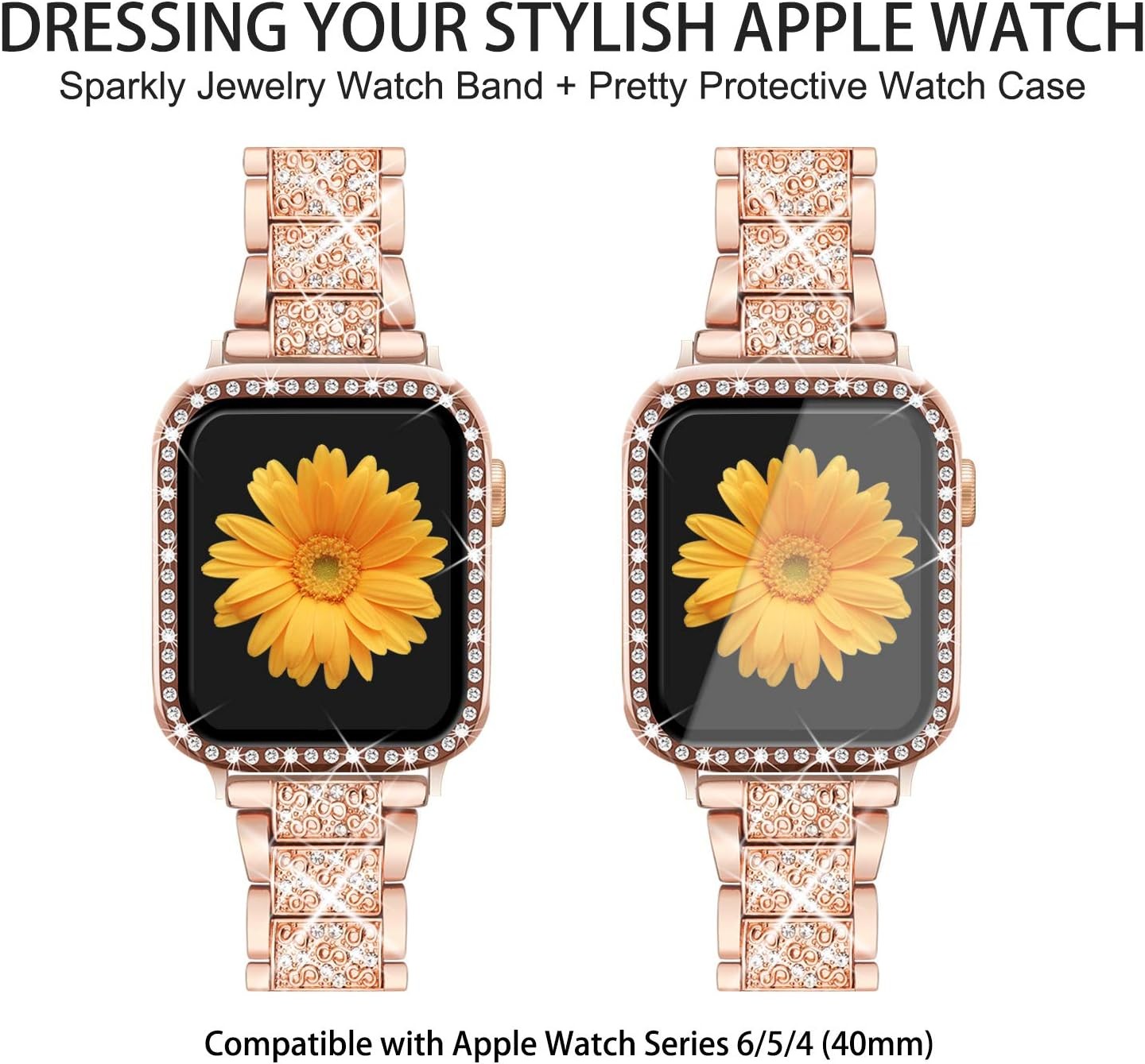 2 Pack Protective Bands for Apple Watch Series 11/10/9 46mm 45mm 44mm 42mm