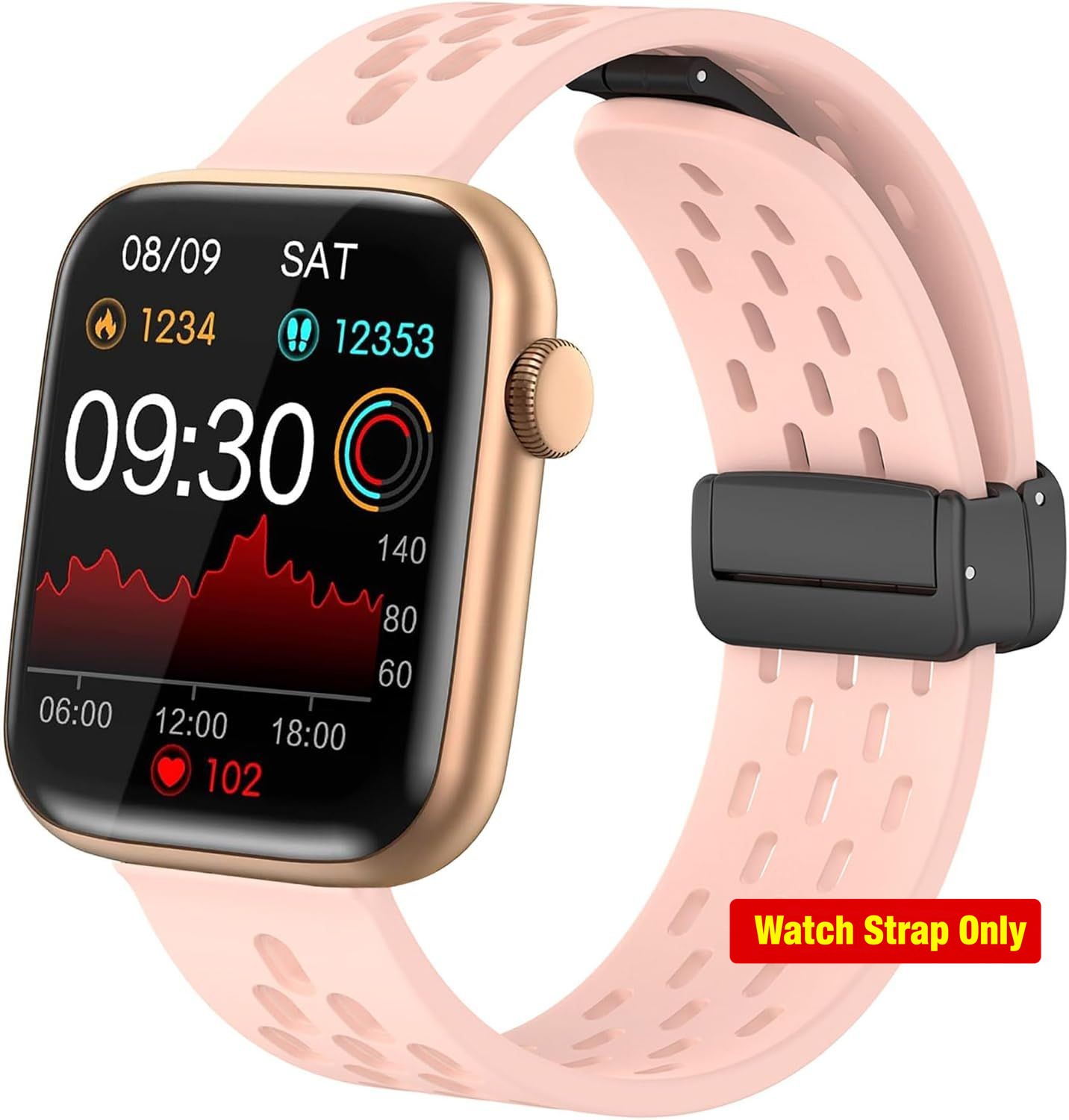Breathable Soft Silicone Strap Compatible with Early Sincere T12/T13