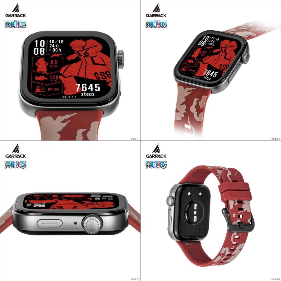 GARRACK One Piece Luffy Smartwatch HUC-OP-FT3-L Quartz GPS Silicone Strap w/Box