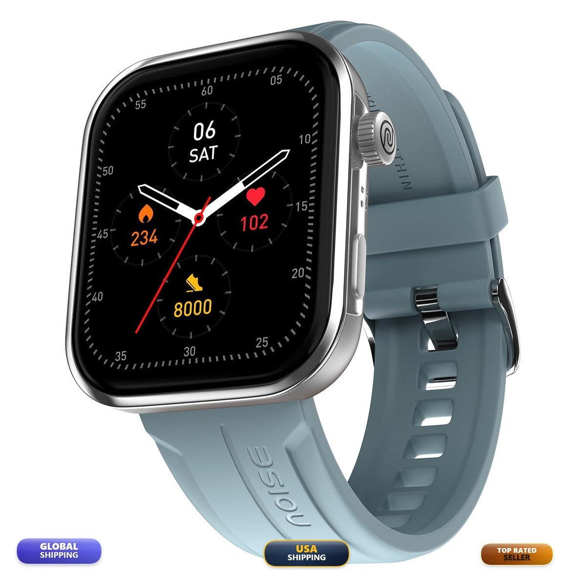 Noise Colorfit Pro 5 Max 1.96 Amoled Display Smart Watch 7Day Battery Bt