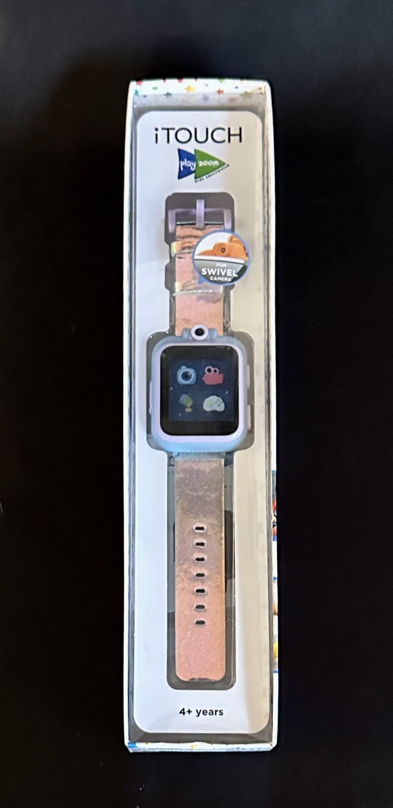 iTouch Playzoom Kids Smartwatch: Touchscreen, Swivel Camera-NIB-Iridescent Band