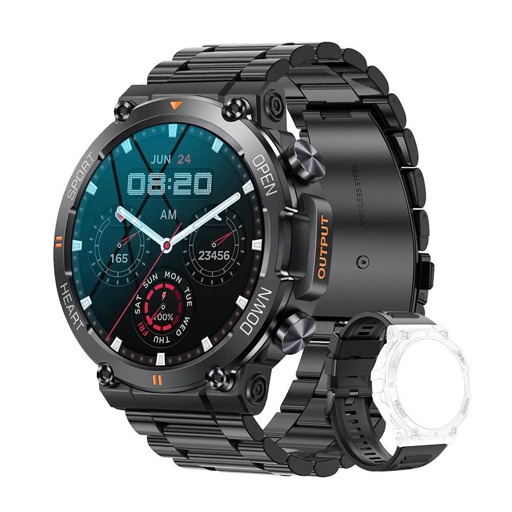 1.39″ Smart Watch Men Bluetooth Call Touch Screen Fitness Tracker Heart Rate