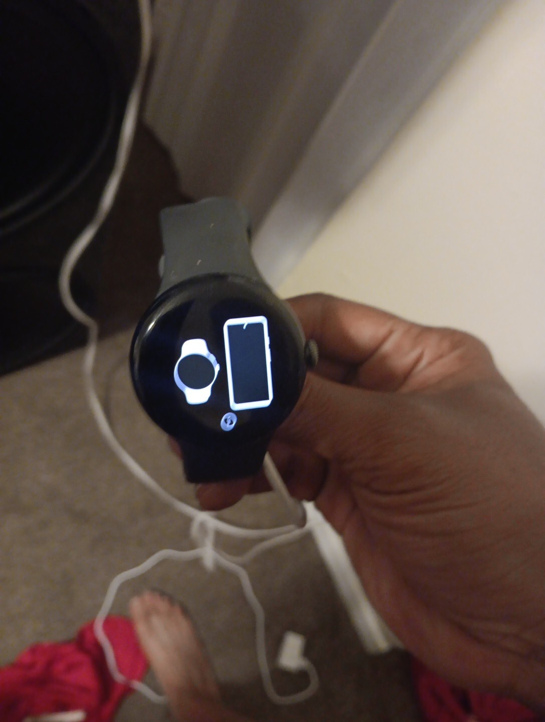 Google Pixel Watch 41mm Matte Black Stainless Steel Case with Obsidian Active…